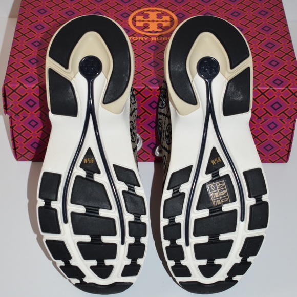 NEW TORY BURCH T MONOGRAM GOOD LUCK TRAINER - Picture 5 of 11